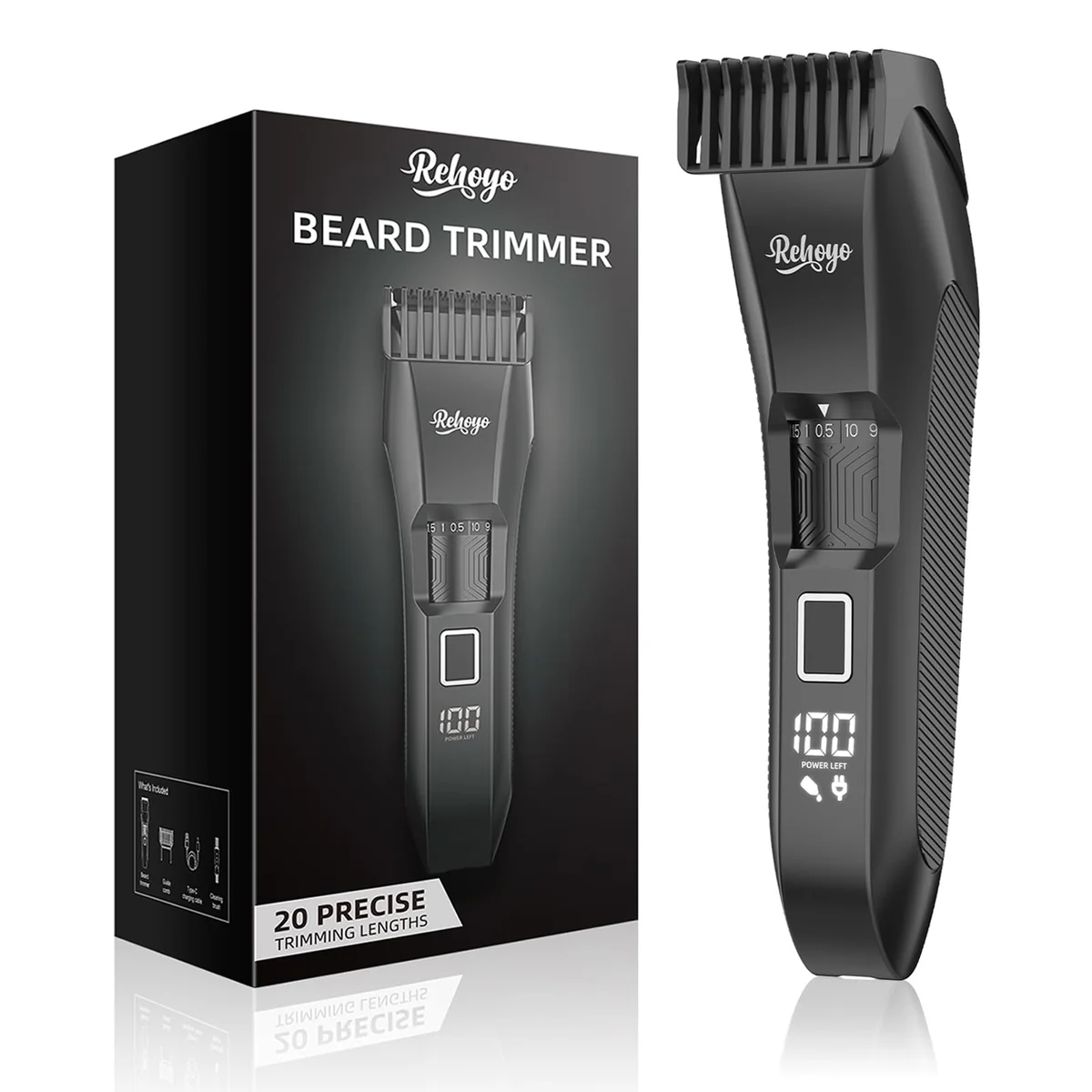 REHOYO Beard Trimmer for Men Adjustable: Professional Cordless Trimmer with 20 Review